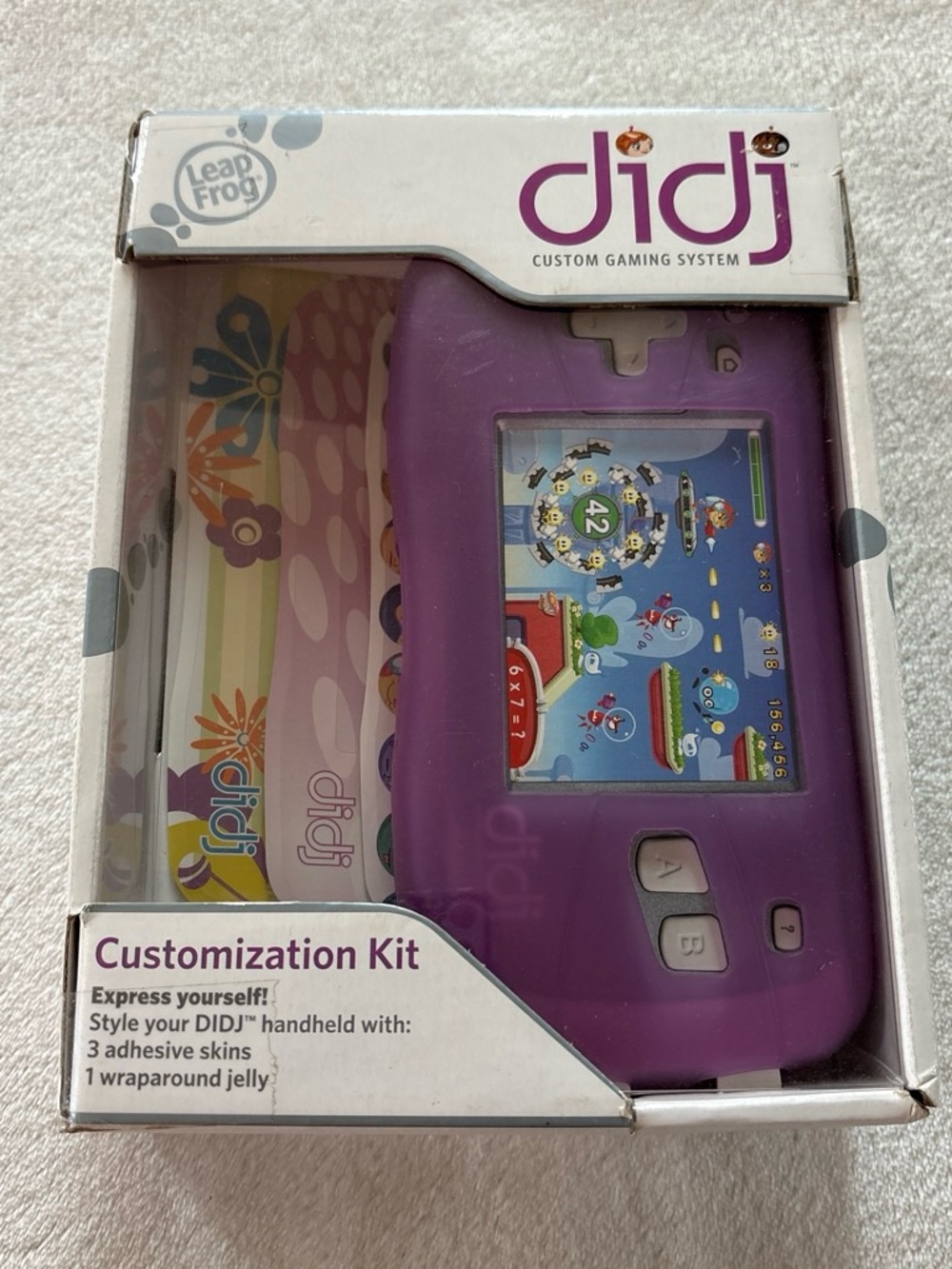 Y2K Vintage 2008 Leapfrog Digj Custom Gaming Skin 3 Pack NWT